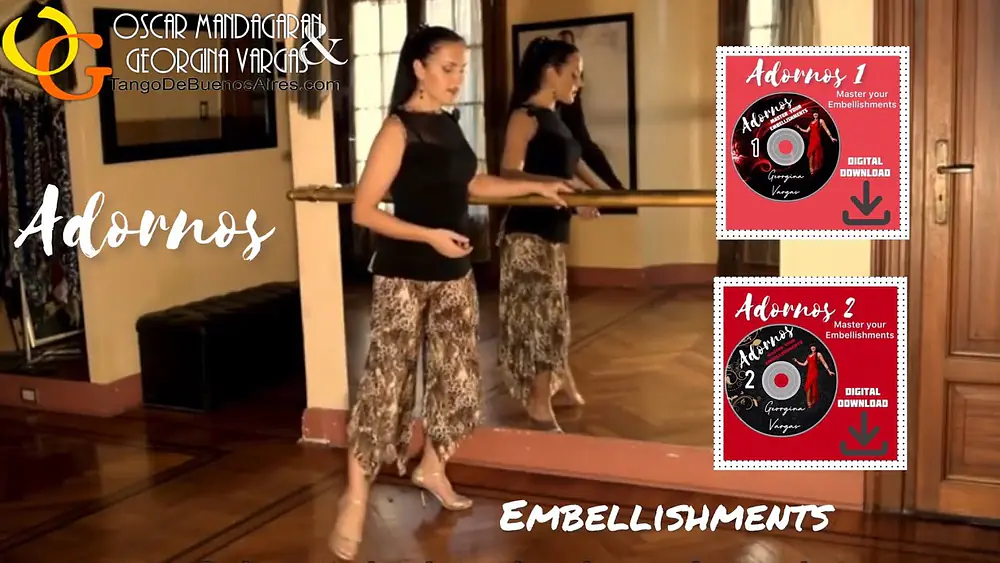 Video thumbnail for #followertechnique #tango All about embellishments Todos sobre los #ADORNOS by GEORGINA VARGAS