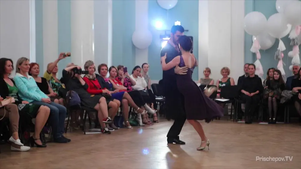 Video thumbnail for Dana Frigoli and Adrian Ferreyra, 5, Nevskaya Milonga 24.05.2016