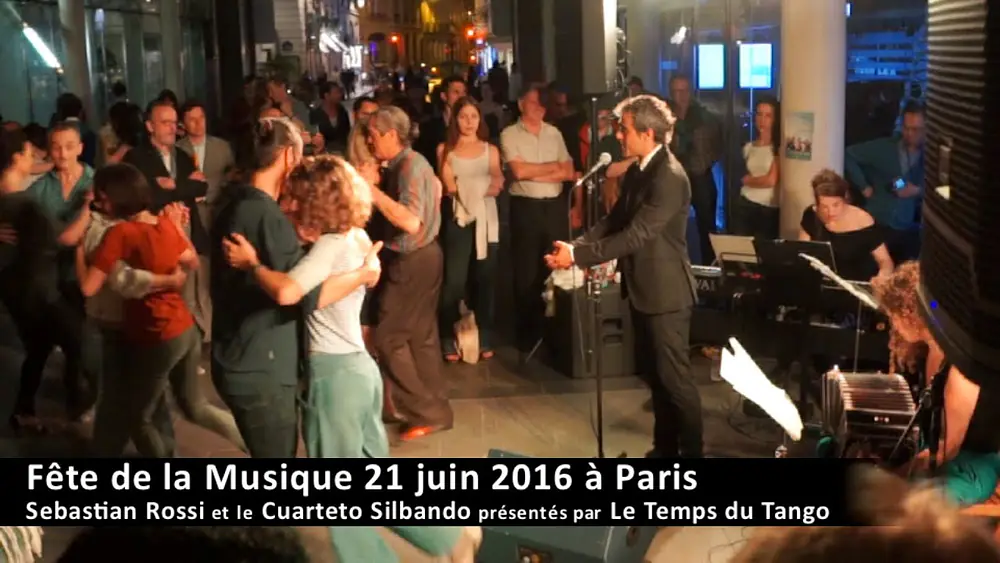 Video thumbnail for Paciencia - Sebastian Rossi et le Cuarteto Silbando - Fête de la Musique 2016