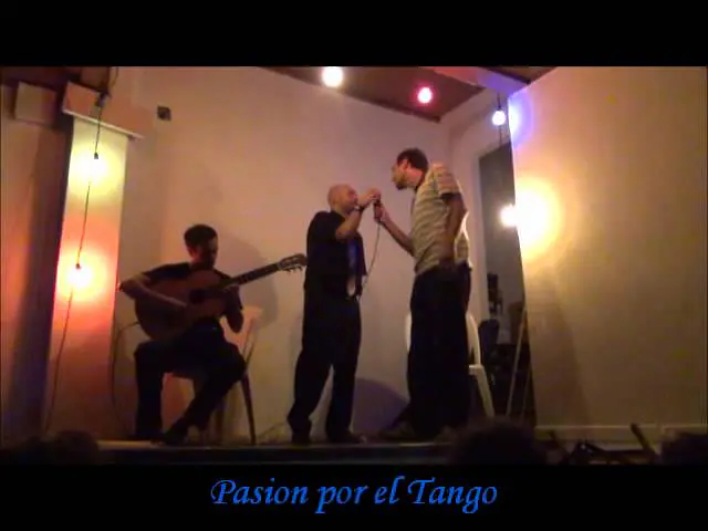 Video thumbnail for Hernan cucuza Castiello, Juan Villarreal y  Maxi moscato Luna con  ALMA EN PENA en Floreal Milonga