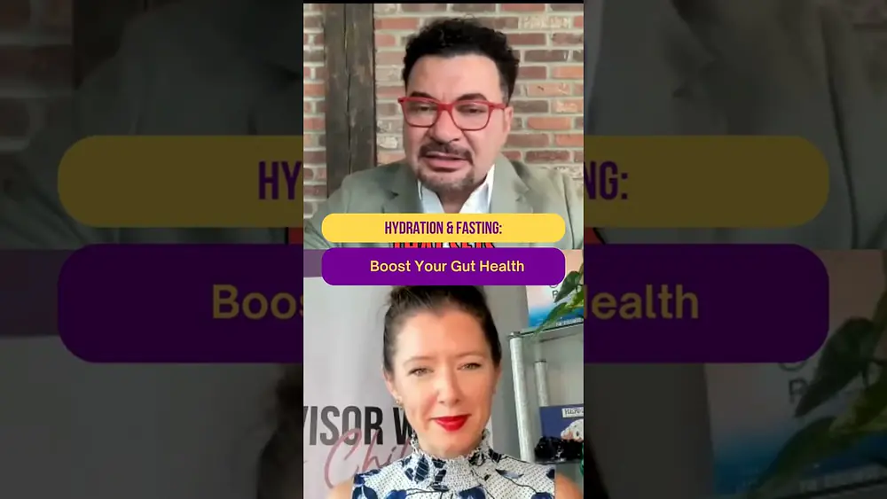 Video thumbnail of Hydration  Fasting Boost Your Gut Health #shorts