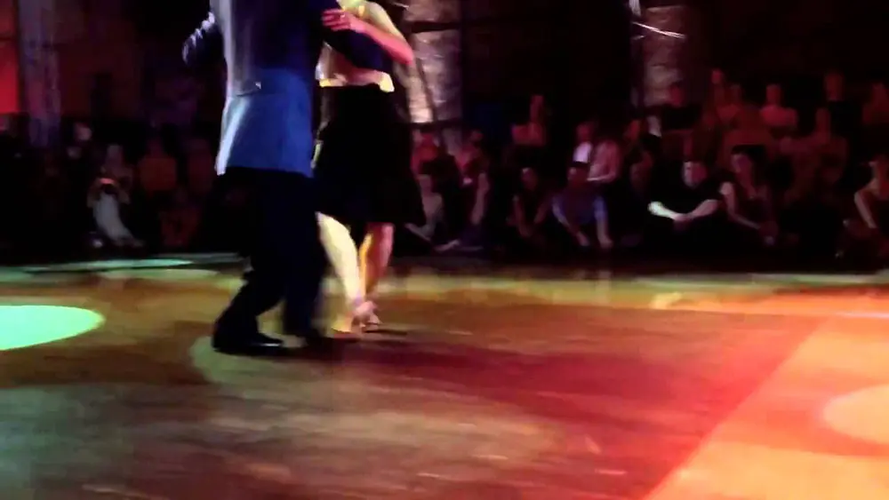Video thumbnail for Fabian Peralta and Josefina Bermudez — 4/4 at Wawel Tango 2013