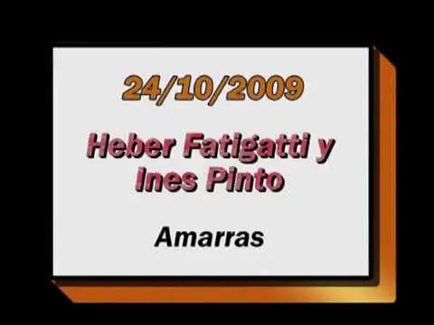 Video thumbnail for Ines Pinto y Heber Fatigatti - Amarras - Milonga "El Yaguarón" Savona