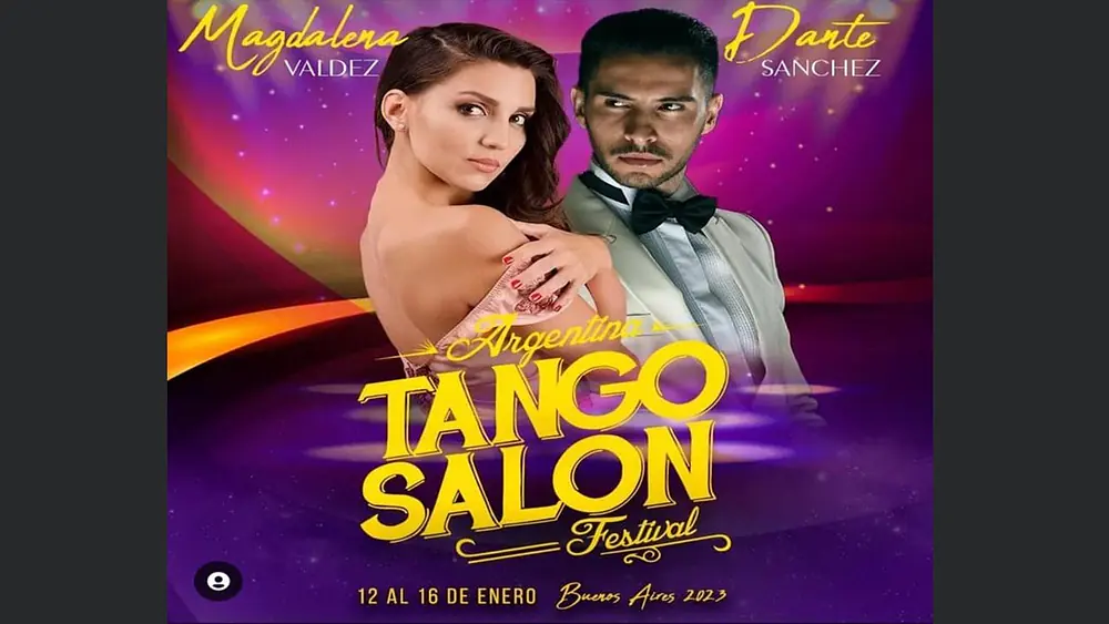 Video thumbnail for MAGDALENA VALDEZ & DANTE SANCHEZ - Argentina tango Salon Festival 2023