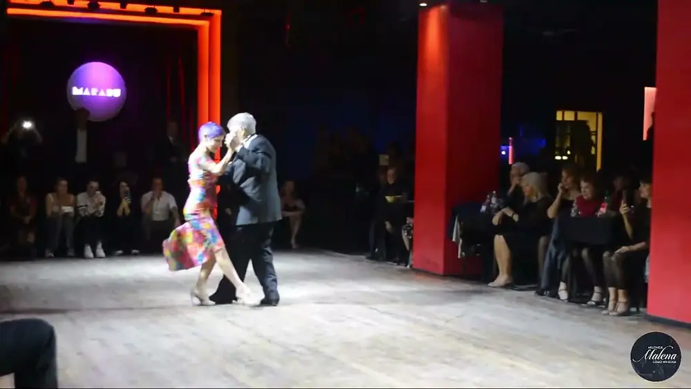 Video thumbnail for Festejando el cumpleaños del maestro Nito García y de la bailarina Aurora Lubiz en Milonga Malena!!