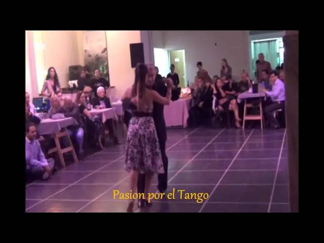 Video thumbnail for LAURA GRANDI y EDUARDO PAREJA bailando el tango MAL DE AMORES en FLOREAL MILONGA