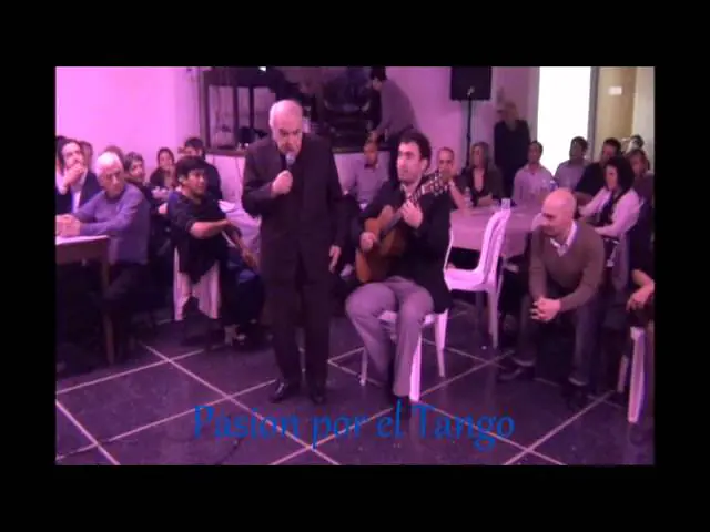 Video thumbnail for ALBERTO PODESTA y JULIAN HERMIDA interpretando el tango VIEJA AMIGA en FLOREAL MILONGA