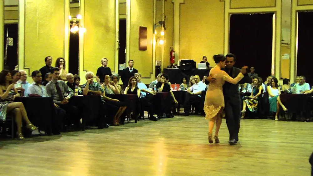 Video thumbnail for Carolina Bonaventura y Martin Ojeda. Yira Yira 2014