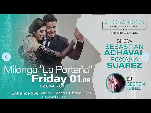 Video thumbnail for A Los Amigos Int Tango Festival 2023 - Roxana Suarez Y Sebastian Achaval - Sobre el Pucho