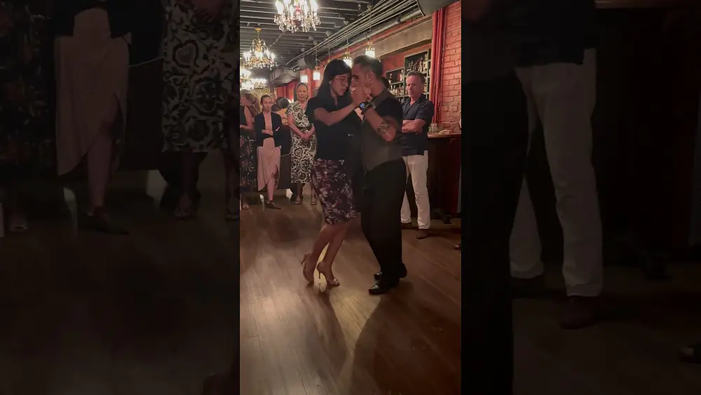Video thumbnail for Tango Lessons: Ariel Leguizamon & Yesica Esquivel: Ochos at ESL Milonga. Washington DC June 1, 2023