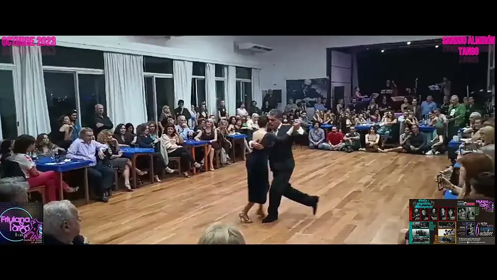 Video thumbnail for BAILAN Sabrina y Ruben VELIZ  con TANGO BARDO // FOM en FRIULANA TANGO Octubre 2023