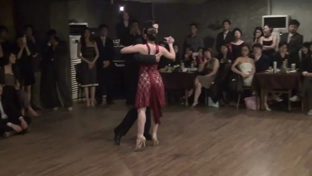 Video thumbnail for Dante Sanchez & Ines Muzzopappa el 19 de enero 2013 en Corea-Miguel Calo(Marion)