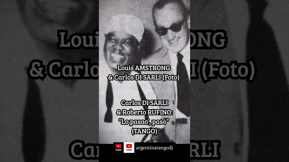 Video thumbnail of Carlos DI SARLI & Roberto RUFINO: "Lo pasao', pasó" (TANGO) #tango #tangoargentino #milonga