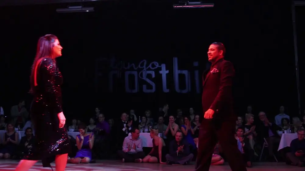 Video thumbnail for Maria Inés Bogado & Roberto Zuccarino (1/4) Tango Frostbite 2019