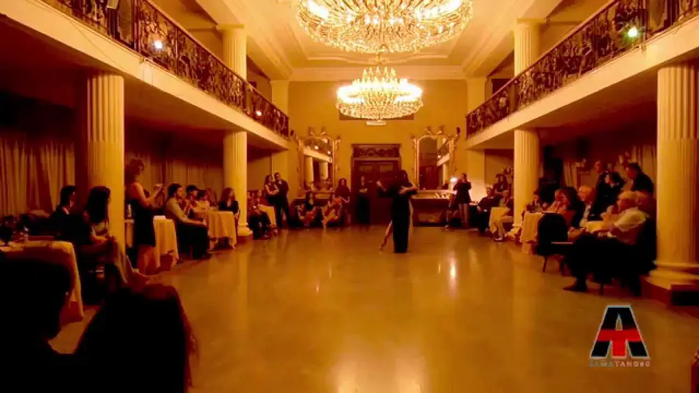 Video thumbnail for Natalia Cristofaro & Pablo Calvelli alla milonga Metelliana