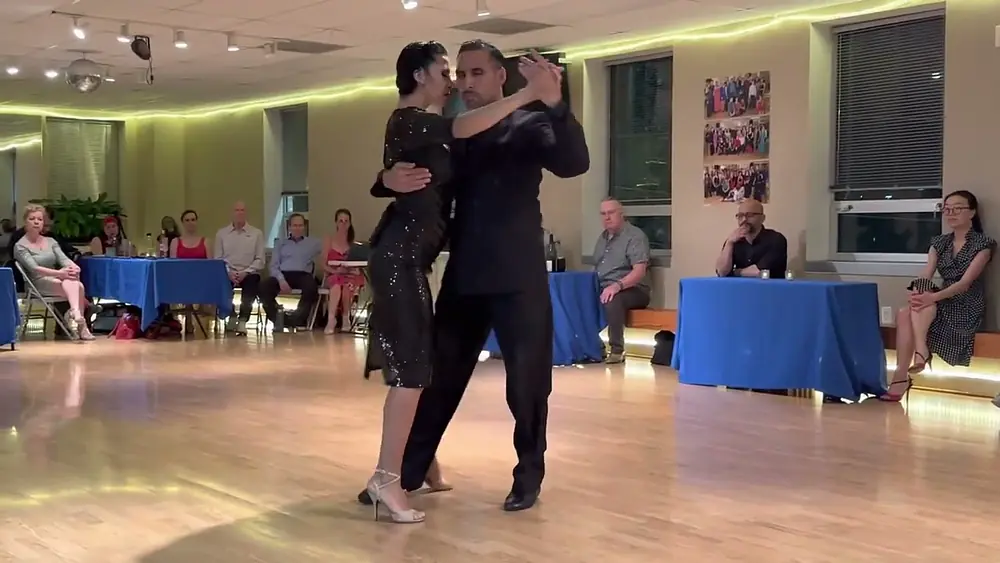 Video thumbnail for Tango Performance by Ariel Leguizamon & Yesika Esquivel. El Bulin Milonga. June 2, 2023 Virginia