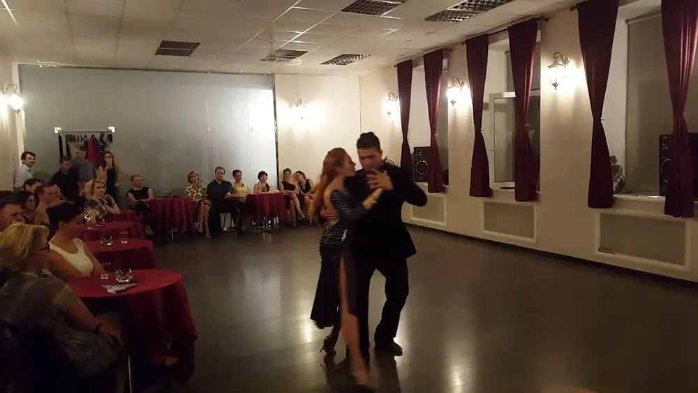 Video thumbnail for Alejandro Marce Herlan(ARG) & Karina "Lilu" Dovbush @ Milonga "El Salon" 4/4