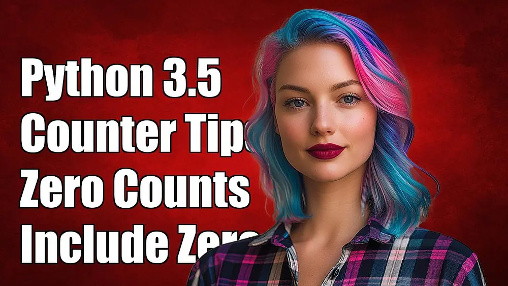 Video thumbnail of Python 3.5 Counter: How to Include Zero-Frequency Items in Your Counts