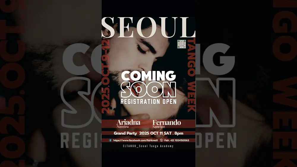 Video thumbnail for 🏆2025 Seoul Tango Week with Ariadna Naveira y Fernando Sanchez  워크샵/파티 사전 공지🏆