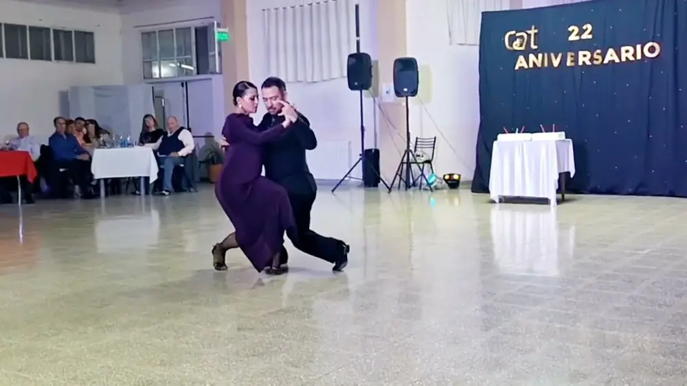 Video thumbnail for 🕯Analía Centurión y Pablo Giorgini FAROL en Centro de Amigos del Tango CAT Comodoro Rivadavia 2024