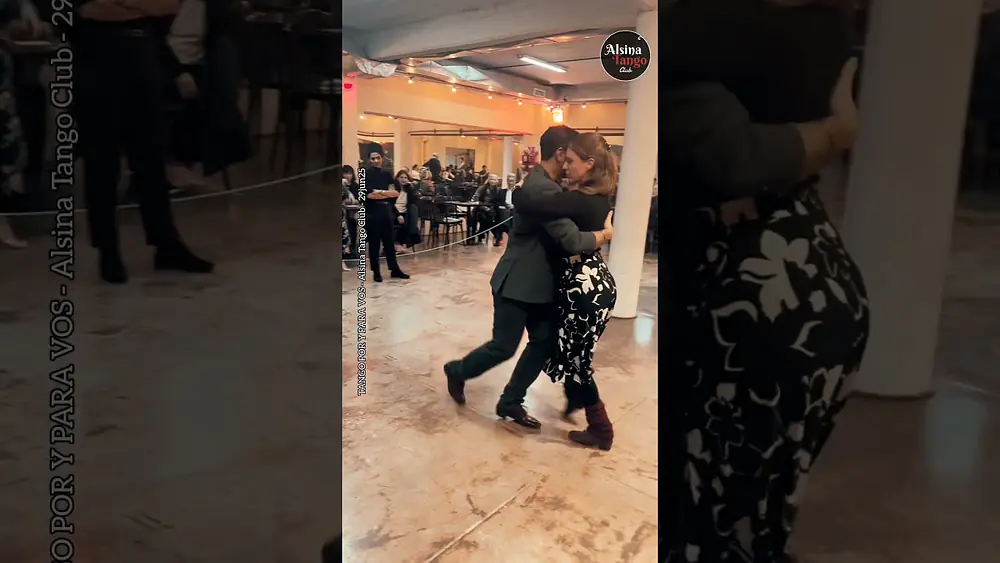 Video thumbnail for Lya Elcau y Germán Ballejo. Shusheta (Di Sali) Alsina tango Club 29jun25
