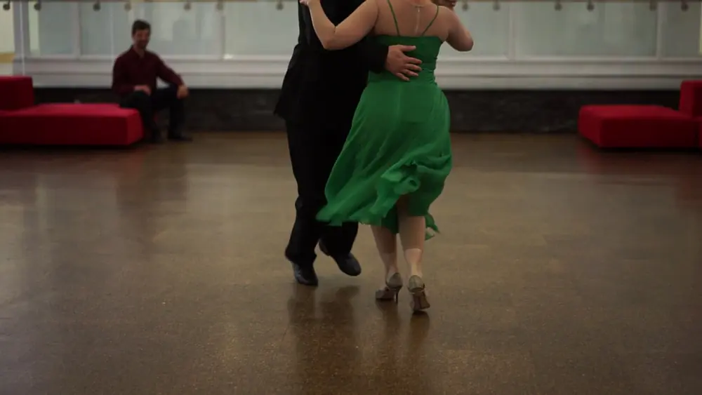 Video thumbnail for Guillermina Quiroga & Mariano Logiudice dancing a Milonga at Dartmouth