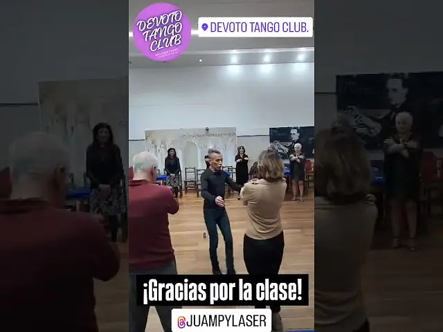 Video thumbnail for Clase de Tango previa a la Milonga de Juampi Ramírez