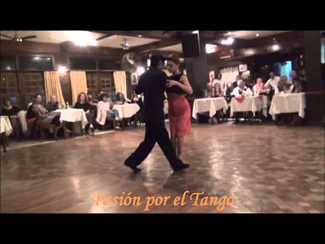 Video thumbnail for MAGDALENA GUTIERREZ y GERMAN BALLEJO Bailando el Tango Y SIEMPRE IGUAL en MILONGA CARICIAS