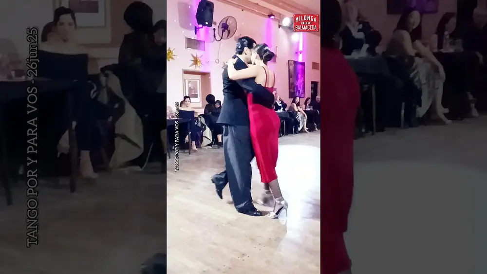 Video thumbnail for Reel 2 La milonga que faltaba (Donato) Celeste Roldan y Julio Altez. En lo de Balmaceda 26jun25
