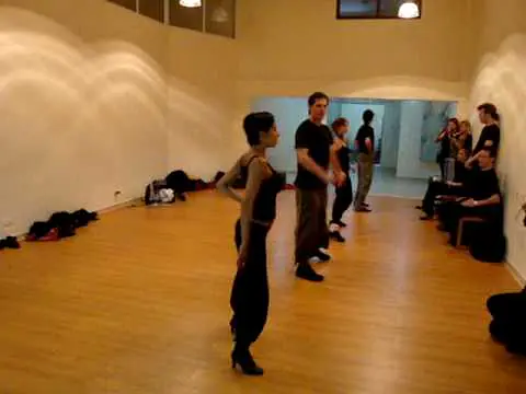 Video thumbnail for Paola Perez e Mauro Holzmann -prova coreografia nel Master para Bailarines de Tango