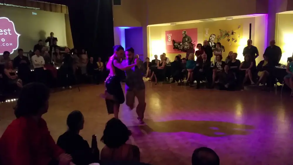 Video thumbnail for Argentine tango: Virginia Pandolfi and Jonathan Aguero - En esta tarde gris