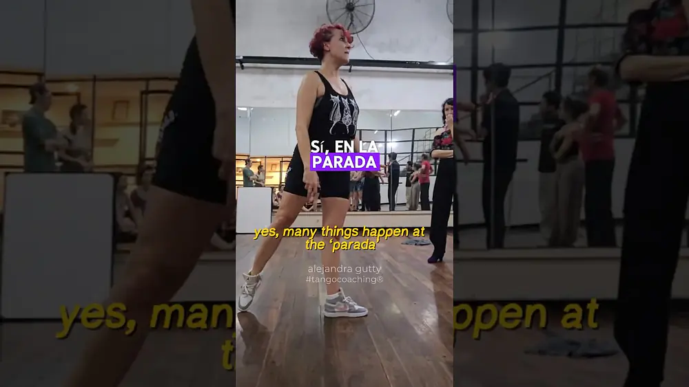 Video thumbnail for parada y tiempo de la mujer | Alejandra Gutty • Tango Coaching®