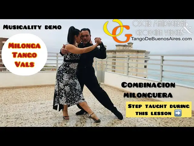 Video thumbnail for Musicality demo #milonga #tango #vals Milonguero Combination by Georgina Vargas & Oscar Mandagaran