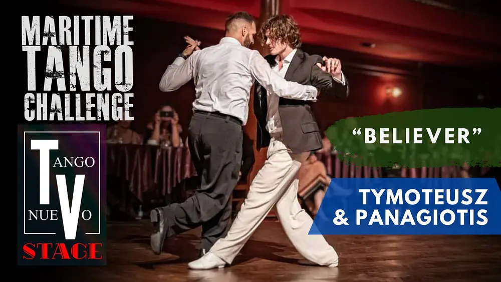 Video thumbnail for Tymoteusz Ley & Panagiotis Triantafyllou dancing "Believer" -  Maritime Tango Challenge 2023