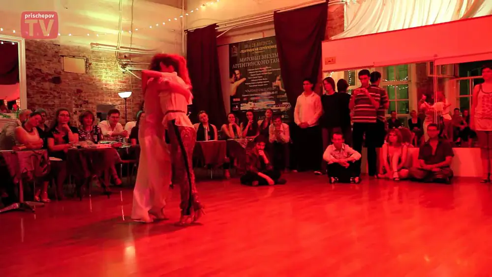 Video thumbnail for Serkan Goksecu and Cecilia Garcia, Tangojunta - Argentine Tango Festival in Moscow  24.04.2011 (1-4)