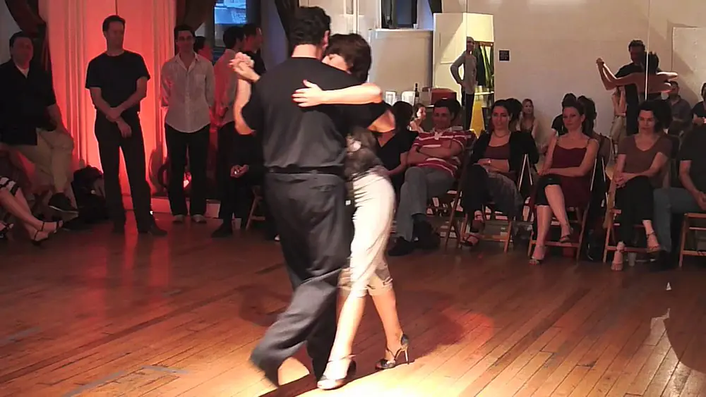 Video thumbnail for Gustavo Benzecry & Maria Olivera milonga perf. at Práctilonga-939 (NYC)