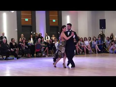 Video thumbnail for Christian Marquez & Virginia Gomez @ Nora's Tango Week 2017 July 4 Milonga Demo 4/4