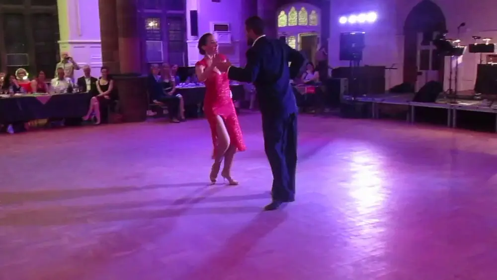 Video thumbnail for Diego 'El Pajaro'Riemer & Natalia Cristobal Rive Dancing to Cantinera by Argentino Ledesma at the Pa