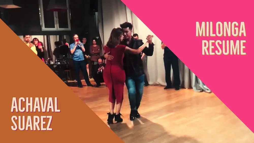 Video thumbnail for Sebastian Achaval & Roxana Suarez. Milonga. Resume of lesson