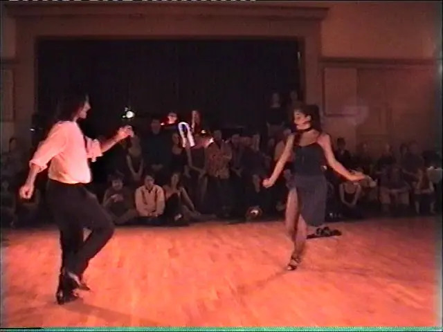 Video thumbnail for Pedro Benavente "El Indio" & Mariana Dragone  OsterTango 2001