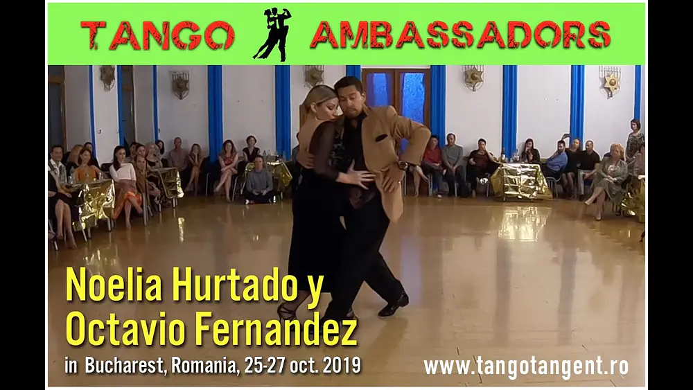 Video thumbnail for Octavio Fernandez y Noelia Hurtado, Tango Ambassadors 3 by Tango Tangent (3/4 - milonga - Calo))
