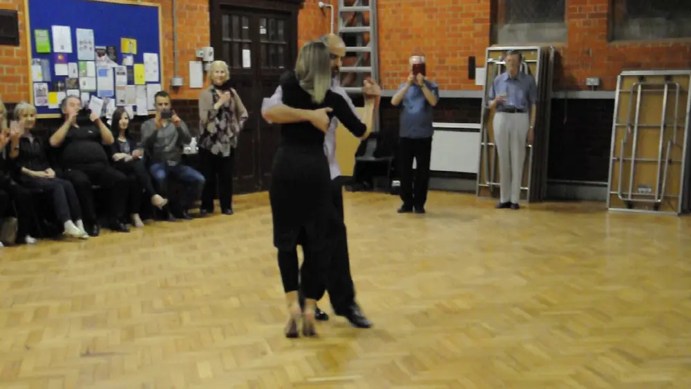 Video thumbnail for Gaston Camejo & Lorena Cattaneo, Milonga Class at Reading Tango Club