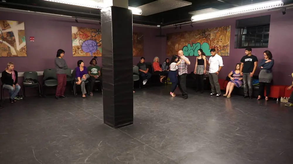 Video thumbnail for Dartmouth Tango Workshop with Guillermina Quiroga & Mariano Logiudice: Pivots, ochos