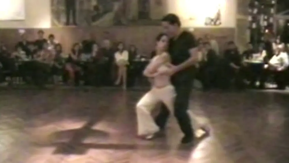 Video thumbnail for Gustavo Rosas. Tango Al Sur con Paula Rubin en Canning.Buenos Aires.Diciembre 2004.Argentina.