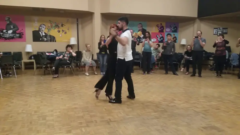 Video thumbnail for Argentine tango workshop: Sebastian Jimenez & Joana Fernandes Gomes - Sacadas & giros - Tarde