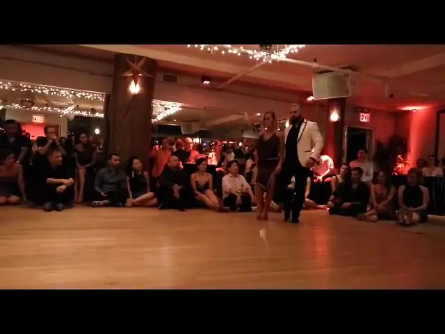 Video thumbnail for Claudio Gonzalez and Julia Hiriart Urruty performing at Robin Thomas's Nocturne Milonga in NYC/2