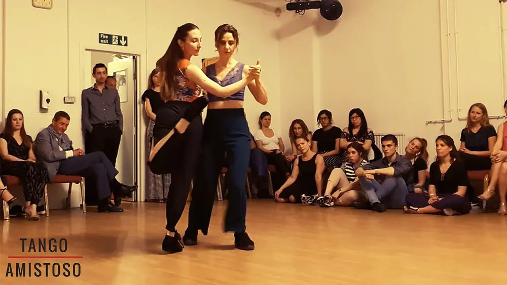 Video thumbnail for Veronica Toumanova and Silvia Bivolaru at Tango Amistoso London - Y Suma Y Sigue - D'Arienzo (2/3)