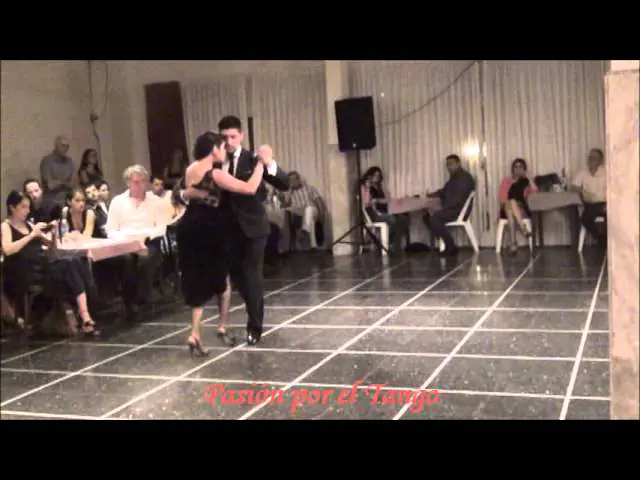 Video thumbnail for MARIA INES BOGADO y SEBASTIAN JIMENEZ Bailando el Tango MILONGUERO VIEJO en FLOREAL MILONGA