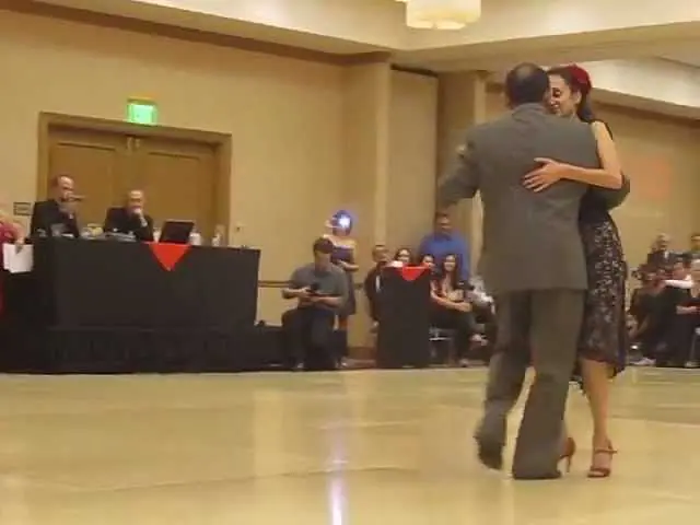 Video thumbnail for Jorge Nel & Anna Karassik dance to a milonga at the 2012 CMTF