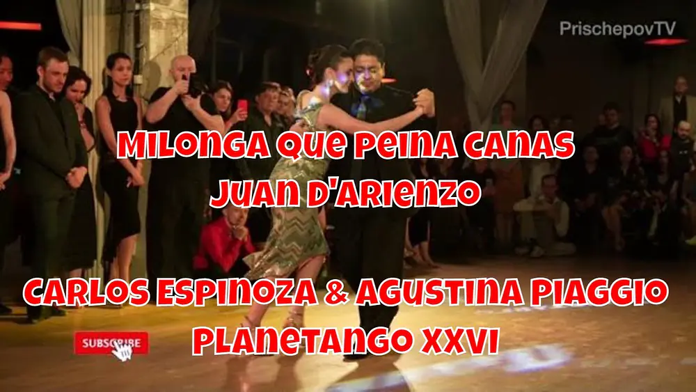 Video thumbnail for Milonga que peina canas, Juan D'Arienzo, Carlos Espinoza & Agustina Piaggio,  3, Planetango XXVI